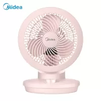 美的(Midea)风扇家用空气循环扇涡轮扇电风扇遥控迷你小台扇办公室立式台式落地扇旗舰款大风力网红同款家用宿舍 GAD1