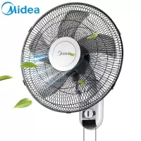 美的(Midea)壁扇壁挂式牛角风扇挂墙挂扇家用轻音宿舍食堂摇头大风力电扇工业扇工程扇旗舰款大风力网红同款家用宿舍 FW
