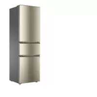 海尔(Haier)冰箱218升三门大容量独立三温区 软冷冻超薄家用节能小型电冰箱 低温补偿旗舰款大风力网红同款家用宿舍