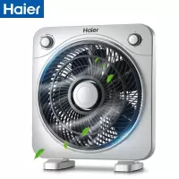 海尔(Haier)电风扇落地扇家用小型风扇床头学生鸿运扇宿舍台式转页扇2H定时3档调节5叶柔风不占地旗舰款大风力网红同款
