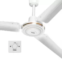 海尔(Haier)吊扇56吋家用电风扇客厅吊式大风力风扇吸顶餐厅工业扇5档调速机械控制低噪音安全保护旗舰款大风力网红同款