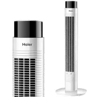 海尔(Haier)电风扇塔扇落地扇无叶风扇立式电风扇家用摇头风扇 旗舰款大风力网红同款家用宿舍 机械款