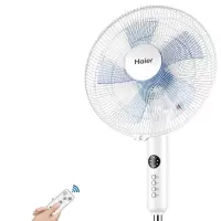 海尔(haier)电风扇落地扇家用音静风扇摇头定时电扇学生宿舍台立式台扇工业扇旗舰款大风力网红同款家用宿舍 遥控款