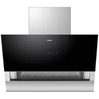 海尔（Haier）油烟机 侧吸油烟机 21立方大吸力 免清洗 旗舰款大风力网红同款家用宿舍 黑色