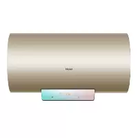 海尔Haier电热水器 家用 60升80升遥控控制 一级能效 变频防电墙旗舰款大风力网红同款家用宿舍 金色