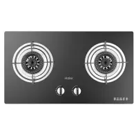 海尔(Haier)燃气灶防爆玻璃面板双灶节能 宽频蓝火 4.1KW大火力燃气灶台嵌两用旗舰款大风力网红同款家用宿舍 天