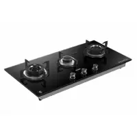 海尔（Haier）海尔防干烧燃气灶4.5KW大火力三眼灶具安全灶具台嵌两用灶具节能三个炉头灶具三头灶旗舰款大风力网红同款