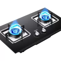 海尔（Haier）燃气灶 双一级能效 聚能直喷火 嵌入式家用双灶 旗舰款大风力网红同款家用宿舍