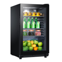 海尔(Haier)冰吧红酒柜立式冷藏柜 98/108/120升保鲜柜饮料冷柜家用办公室旗舰款大风力网红同款家用宿舍 1