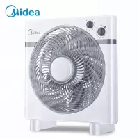 美的(Midea)台式转页扇电风扇鸿运扇台式学生宿舍家用转页扇落地扇旗舰款大风力网红同款家用宿舍 白色