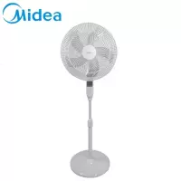 美的(Midea)电风扇落地扇大风量定时家用60W升降 科技风 吹得更远更猛旗舰款大风力网红同款家用宿舍 灰色5叶遥控落