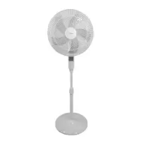 美的(Midea)电风扇 家用落地扇五叶定时摇头扇卧室餐厅立式扇旗舰款大风力网红同款家用宿舍 专柜 智能遥控 一体塑