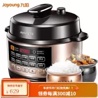 九阳(Joyoung)电压力锅6升双胆家用压力饭煲炖肉高压锅预约 6升[双胆]