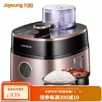 九阳(Joyoung)电压力锅 家用压力煲 电高压锅 5L 水冷降压 速开盖 预约定时 一锅双胆 [5L高端]铁釜双