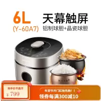 九阳电压力锅家用6L智能高压饭煲双胆多功能5-8人 深空灰