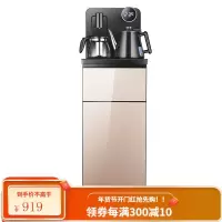 志高CHIGO智能立式饮水机冷热家用节能特价办公室全自动上水制冷茶吧机 香槟色遥控(冰热)