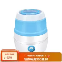 奥克斯 便携式折叠迷你洗衣机 家用宿舍小型半全自动洗衣机出差旅行宝宝儿童洗袜子内衣内裤洗护机懒人神器