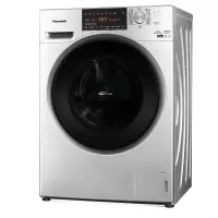 松下10公斤滚筒洗衣机带烘干一体全自动爱妻号高温95度带除除螨衣泡沫净 银色