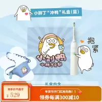 飞利浦电动牙刷男女情侣入门成人充电声波震动系列小胖丁 冲“鸭”礼盒-薄荷绿