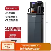 美菱智能饮水机全自动家用办公室立式冷热多功能下置式新款茶吧机 莫兰迪灰 冰温热