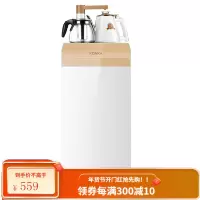 康佳(KONKA)茶吧机多功能下置式智能饮水机家用立式饮水器 40°-100°可调 KY-C1020SA(璀璨金)双壶冷