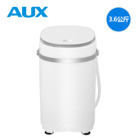 AUX/奥克斯洗脱一体单筒单桶家用大容量半自动小型迷你洗衣机 白色