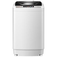 AUX/奥克斯洗衣机全自动 小型家用8/7.5kg洗脱一体风干天鹅绒 透明黑