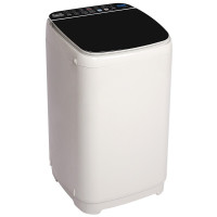 志高(CHIGO)5.5公斤全自动波轮洗衣机小型家用迷你宿舍租房带甩干桶风干蓝光洁衣 4.5公斤[宝石灰]