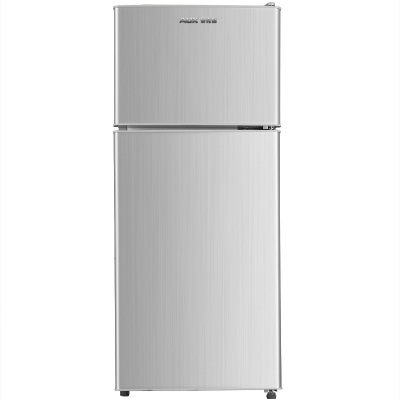 AUX/奥克斯 小冰箱家用电冰箱小型双门冷藏冷冻节能静 银色