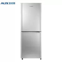 AUX/奥克斯128L升双开门小型家用冰箱节能两开门租房用宿舍电冰箱