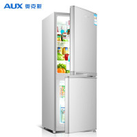 奥克斯(AUX) 128升家用双门电冰箱小型节能宿舍租房上冷藏下冷冻小冰箱