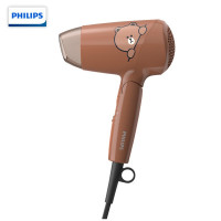 飞利浦(PHILIPS)电吹风机家用大功率恒温快干便携 联名系列摩卡色 [摩卡色-布朗熊]轻柔干发