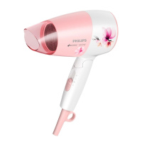 Philips/飞利浦电吹风机 家用宿舍学生小功率便携式冷热风筒 粉红色