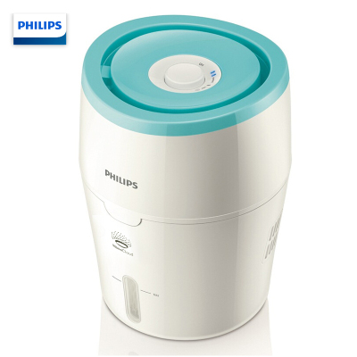 飞利浦(PHILIPS)加湿器 纳米无雾 便捷加水 加湿器 低噪母婴家用空气加湿器 加湿(白色+浅绿色) 迷你卧室专基础