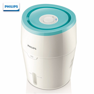 飞利浦(PHILIPS) 加湿器家用卧室办公室无雾迷你加湿器 浅绿色(无数显)-2L