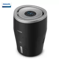 飞利浦(PHILIPS)空气加湿器 上加水纳米无雾加湿器 卧室办公室家用加湿器 黑色