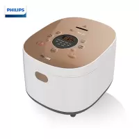 飞利浦(PHILIPS) 电饭煲家用 IH加热 智芯预约电饭煲 智能触控智能电饭煲 白色