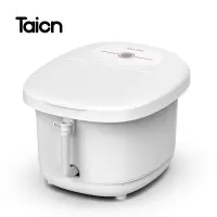 泰昌 Taicn 足浴盆脚动滚轮按摩洗脚盆泡脚桶气波按摩加热恒温家人泡脚刘涛形象 面板白色