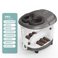 泰昌泡脚桶足浴盆全自动按摩电动加热家用养生洗脚盆恒温过小腿高 炫酷黑