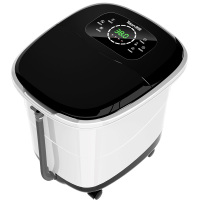 泰昌泡脚桶金泰昌足浴盆全自动按摩 电动洗脚泡脚盆 足浴器深桶 炫酷黑