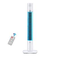 艾美特无叶塔扇FT47R-W风扇黑蓝遥控摆头预约定时家用办公室香熏 蓝色