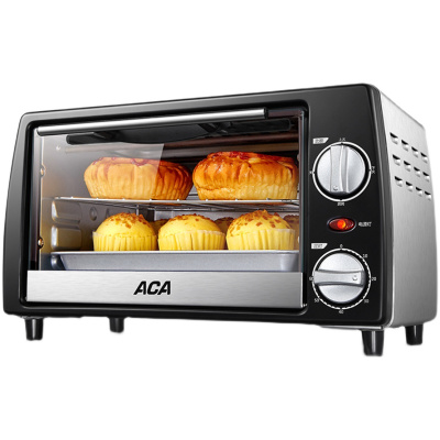北美电器ACA电烤箱家用烘焙多功能全自动蛋糕面包立式烤箱 黑色