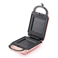 小熊(Bear)电饼铛三明治机家用早餐机轻食机全自动华夫饼机吐司压烤机双面加热烤锅不粘锅电煎锅 DBC-P05B1-S0