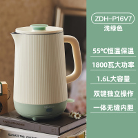 小熊电热水壶家用恒温保温一体自动断电烧水壶小型宿舍开水泡茶壶 浅绿色