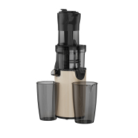 小熊榨汁机家用汁渣分离原汁机小型电动全自动大口径炸果汁机新款 米黄色