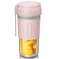 小熊(Bear)榨汁机家用迷你便携式榨汁杯果汁机多功能料理机搅拌机充电式果汁杯