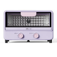 小熊烤箱家用小型电烤箱多功能烘焙迷你全自动烤蛋糕一体机11升箱 紫色