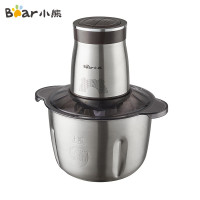 小熊(Bear)绞肉机家用 绞馅机 碎肉机 电动多功能料理搅拌打肉饺子肉馅蒜蓉机不锈钢 2L QSJ-C03T5