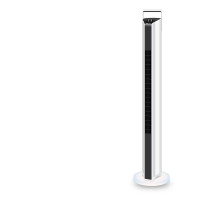 骆驼 TC-TS17-2106 塔扇落地扇摇头无叶风扇塔式 立式无页台式电扇 机械款 典雅白