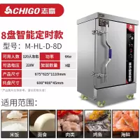 志高(CHIGO)蒸饭柜蒸饭车蒸箱商用食堂不锈钢厨房大容量蒸饭箱蒸饭机蒸包炉蒸柜 小4盘220V 志高HL-D-4X 门